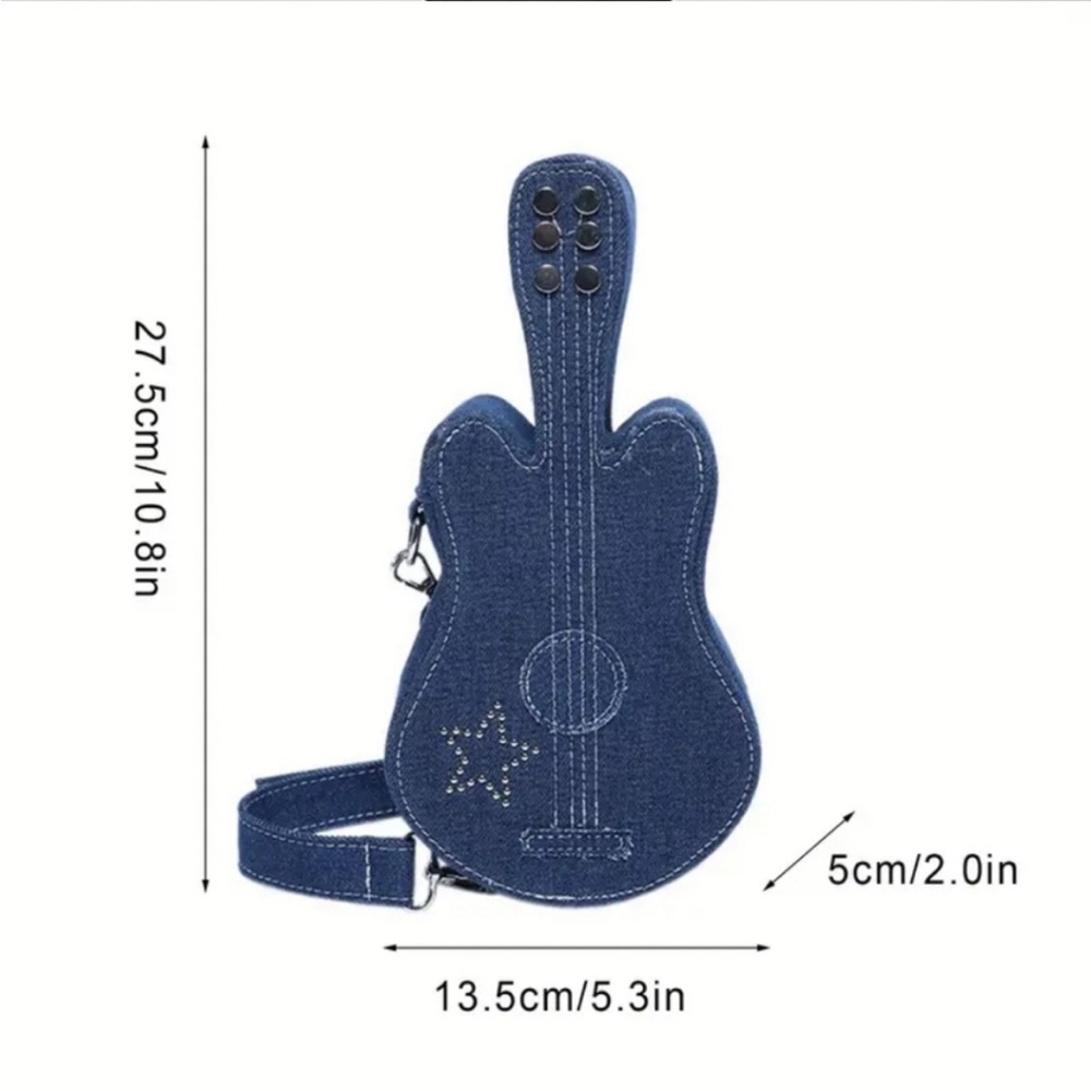 Guitar Crossbody Purse - Picture 3 of 3